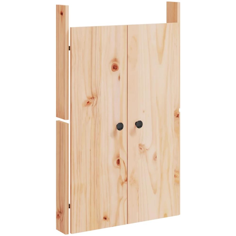 Ante Da Cucina Da Esterno 2pz 50x9x82 Cm Legno Massello Di Pino - Foto 3