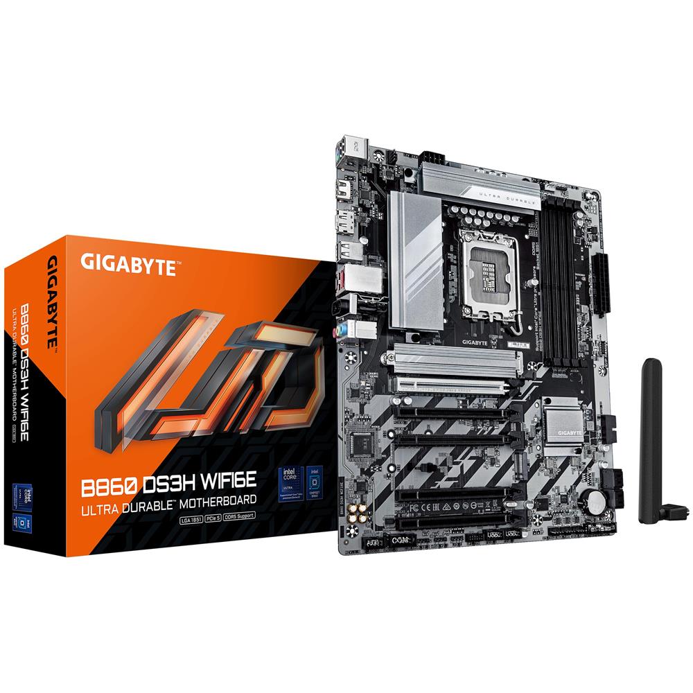 Scheda Madre B860 DS3H WiFi6E Socket LGA 1851 Chipset B860 ATX - Foto 1