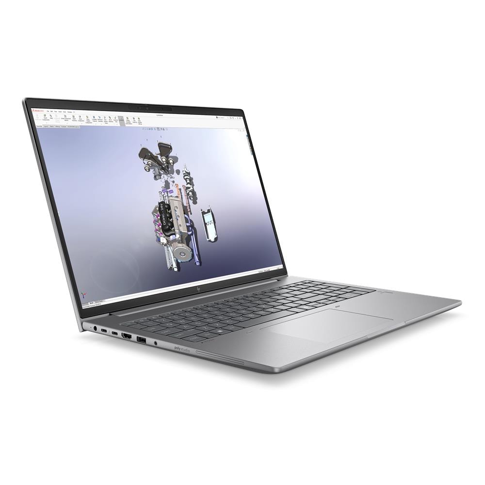 ZBook X G1i 16 inch Mobile Workstation PC Wolf Pro Security Edition Intel Core Ultra 7 255H 40,6 cm (16") WUXGA 32 GB DDR5-SDRAM 1 TB SSD NVIDIA RTX PRO 2000 Blackwell Wi-Fi 7 (802.11be) Windows 11 Pro AI Workstation, AI PC Argento - Foto 2