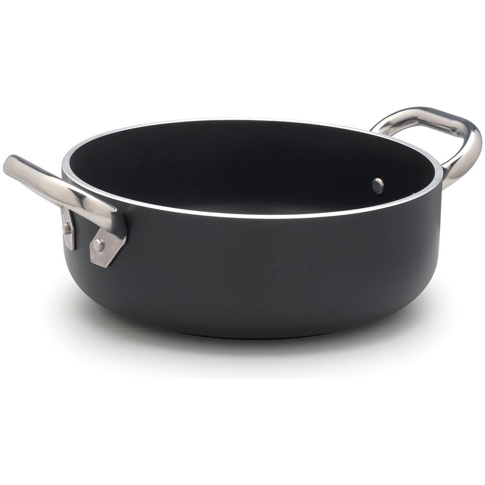 Casseruola 2 Maniglie ad Induzione Diametro 20 cm - Linea Al Black Induzione 5 mm - Foto 2