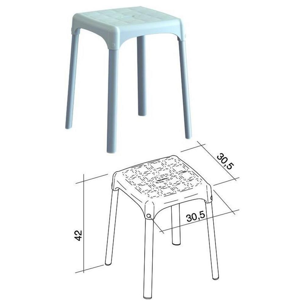 Sgabello Da Bagno Fisso Per Doccia In Alluminio - Foto 1