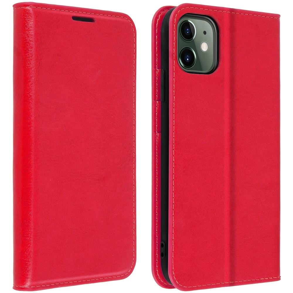 Custodia Apple Iphone 11pelle Portafoglio Funzione Stand - Rosso - Foto 1