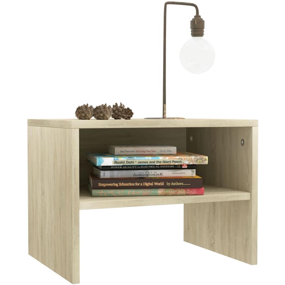 Comodino Rovere Sonoma 40x30x30 cm in Legno Multistrato - Foto 2