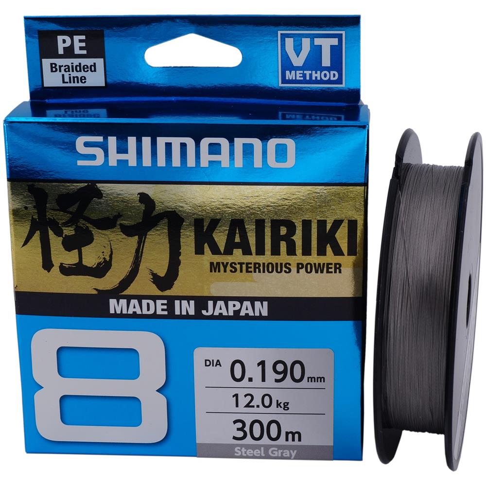 Kairiki 8, 300 Metri, 0,42 Millimetri, 46,7 / 102,96lbs, Grigio Chiaro, 8x Intrecciato La Linea Di Pesca 59wpla68r1b - Foto 2