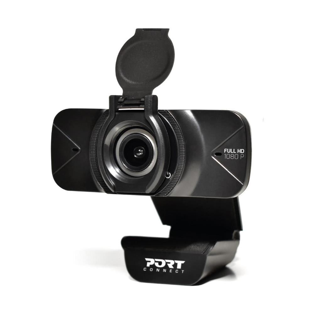 Webcam Full Hd 1080p Doppia Usb-a / Usb-c Con Microfono, Nero - Foto 2