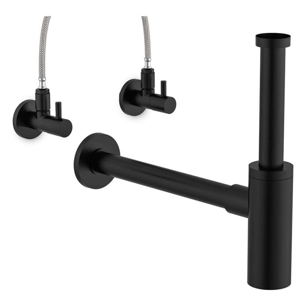 Sifone a Bottiglia di Design Nero - Foto 2