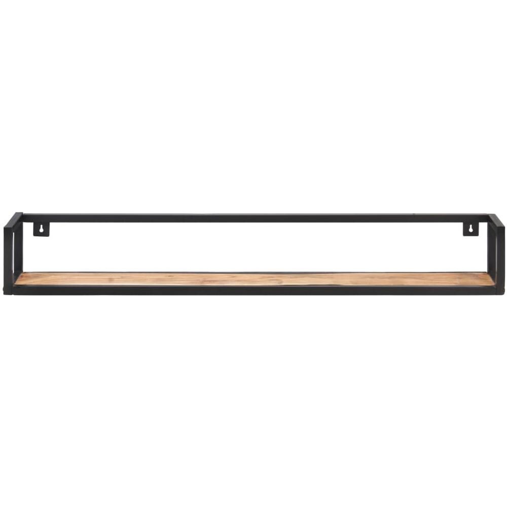 Mensole a Muro 2 pz 120 cm in Legno Massello di Acacia - Foto 7