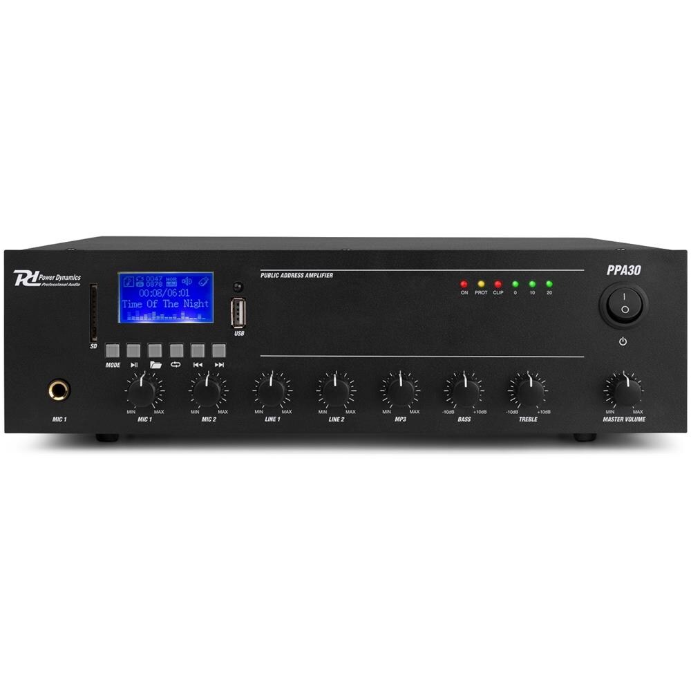 Amplificatore 100v Ibrido 8 Ohm Filodiffusione Linea Bluetooth + Usb + Telecomando - Foto 5
