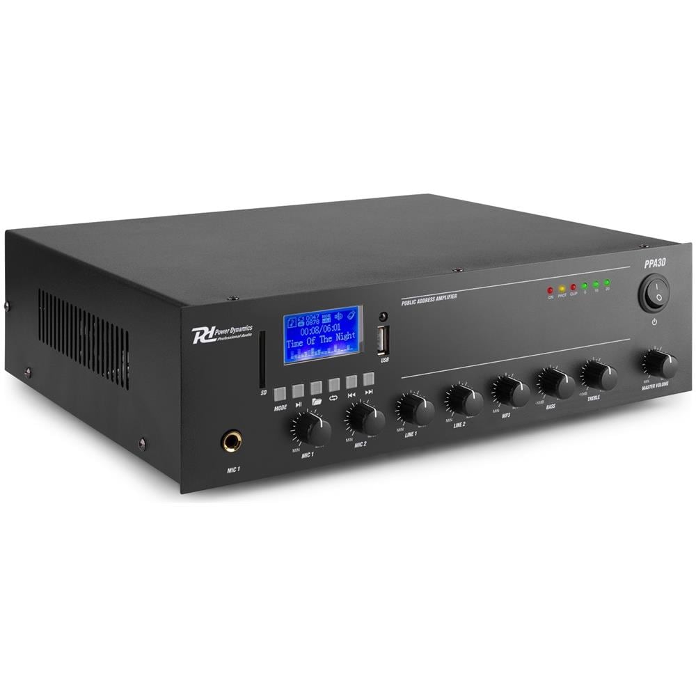 Amplificatore 100v Ibrido 8 Ohm Filodiffusione Linea Bluetooth + Usb + Telecomando - Foto 1