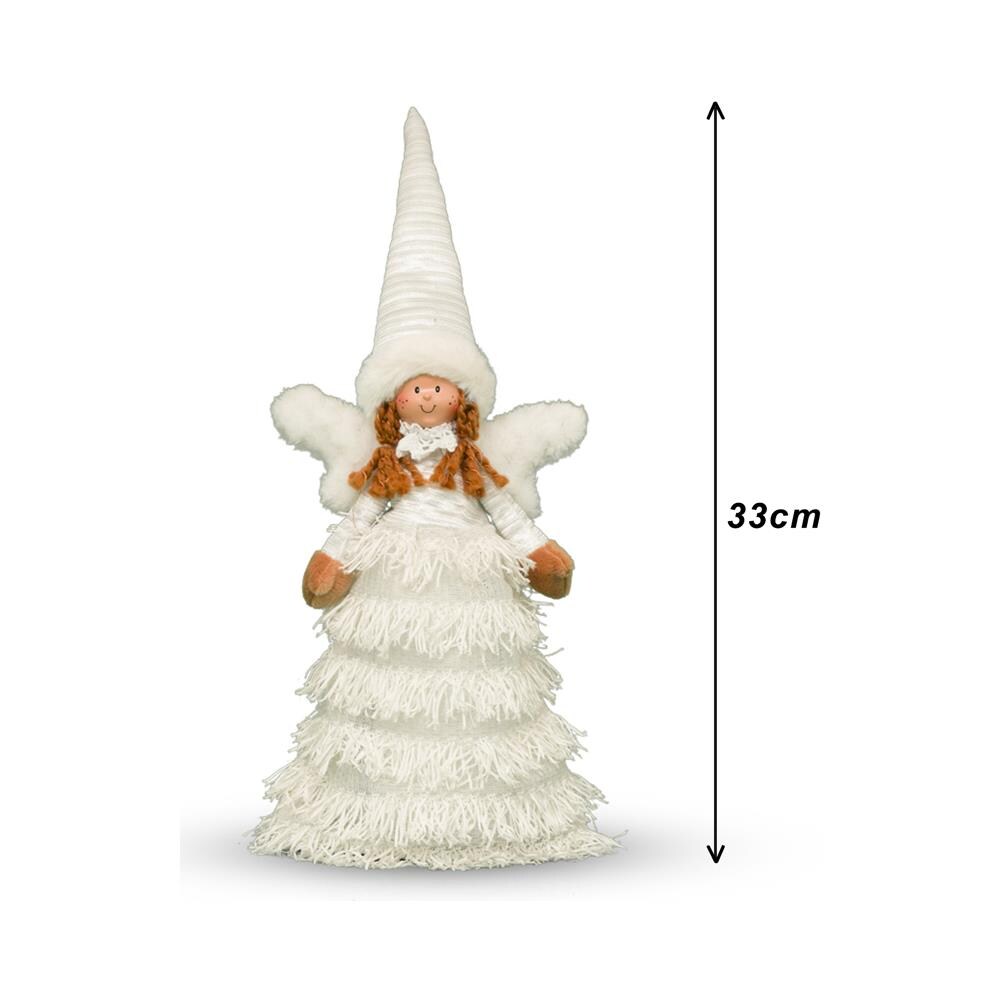 Fatina Angioletto Fermaporta Accessorio Decorativo Casa Natalizio 33 Cm - Foto 2