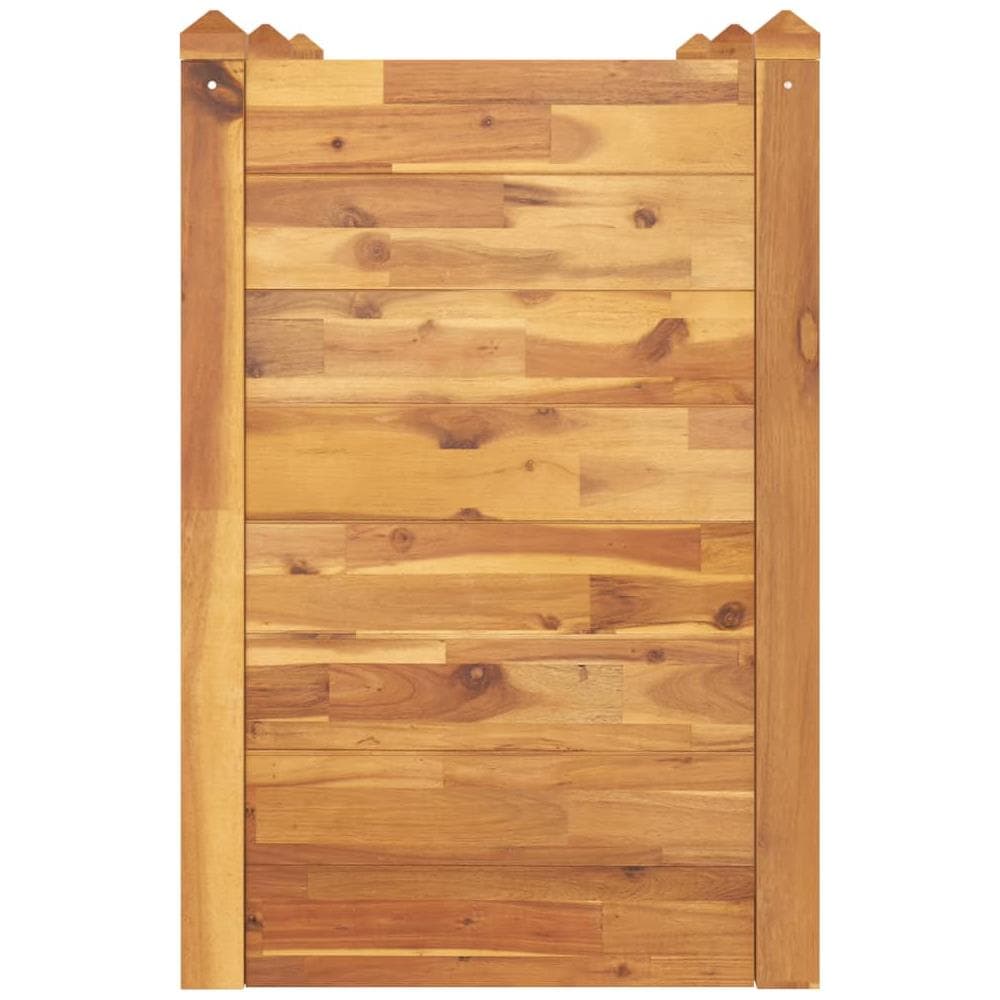 Fioriera Rialzata Da Giardino 160x60x84cm Legno Massello Acacia - Foto 2