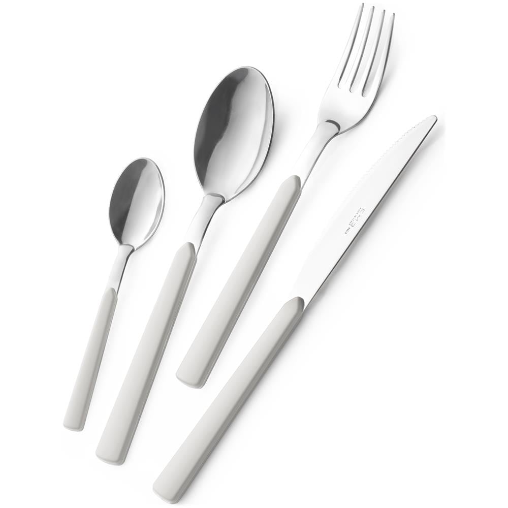 BARF24FA / 19 set di posate 24 pz Bianco - Foto 1