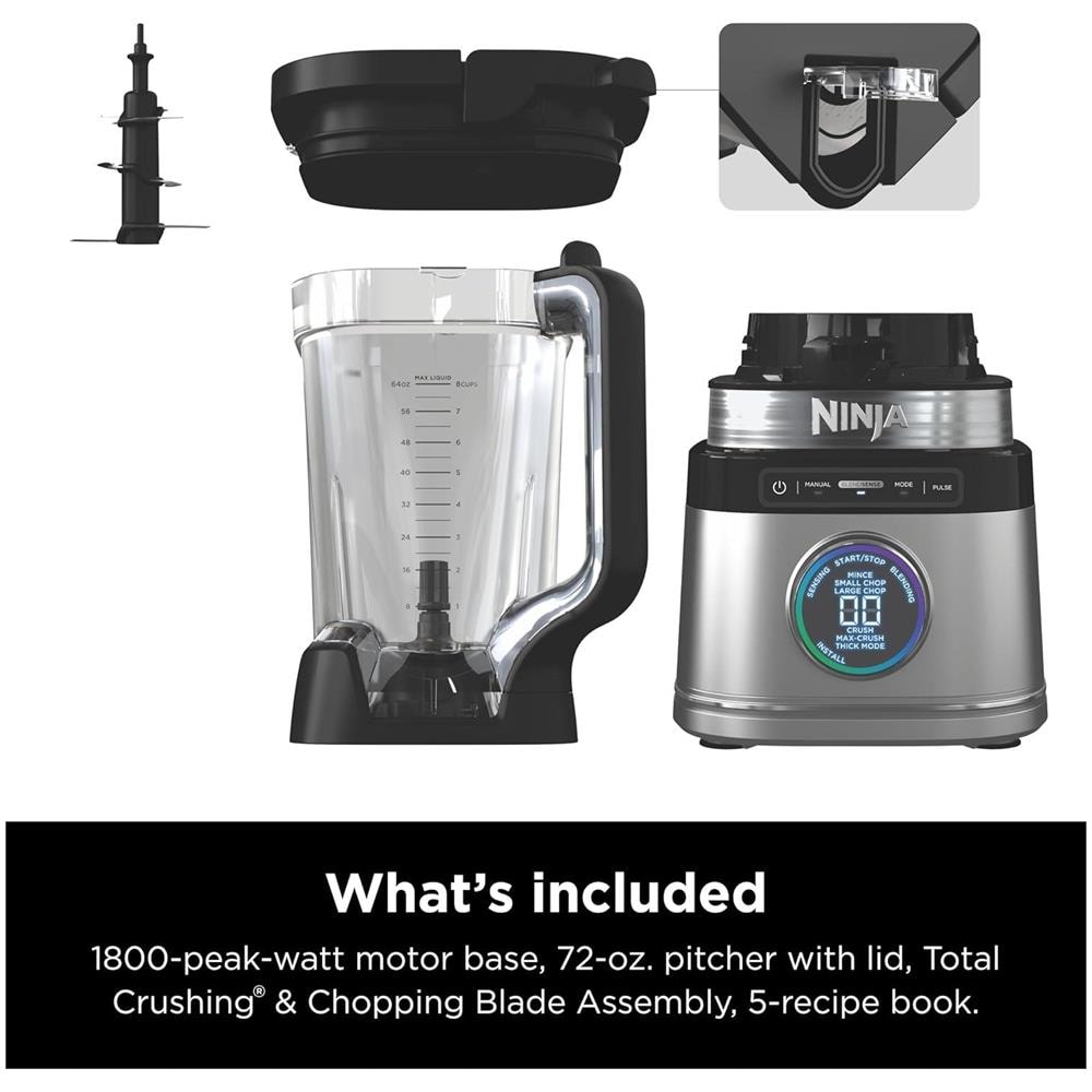 Frullatore da tavolo ProMix TB201EU Capacità 2.1 Litri Potenza 1200 Watt Colore Nero, Argento - Foto 5