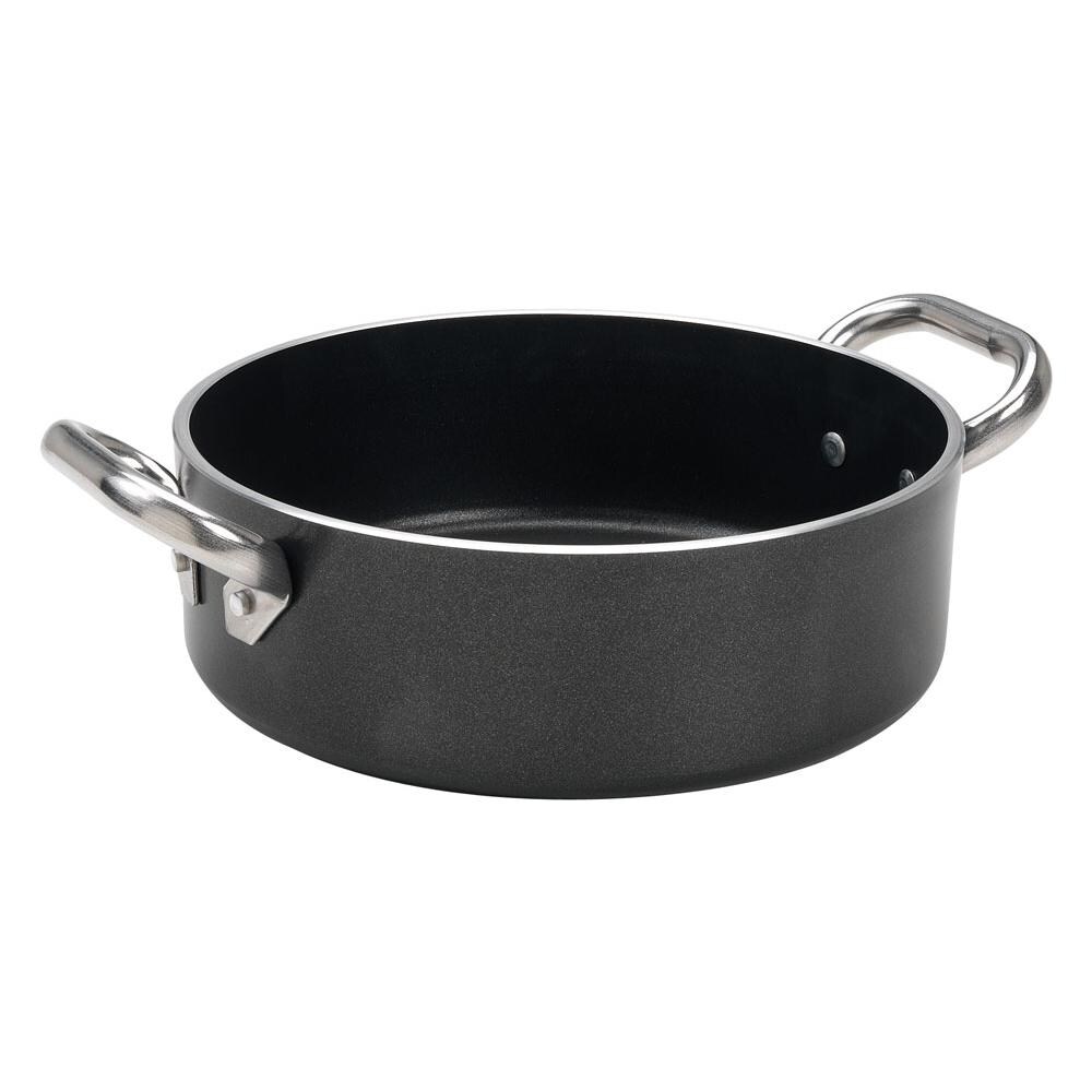 Casseruola Alta 2 Maniglie Diametro 40 cm - Linea Al Black 5 mm - Foto 1