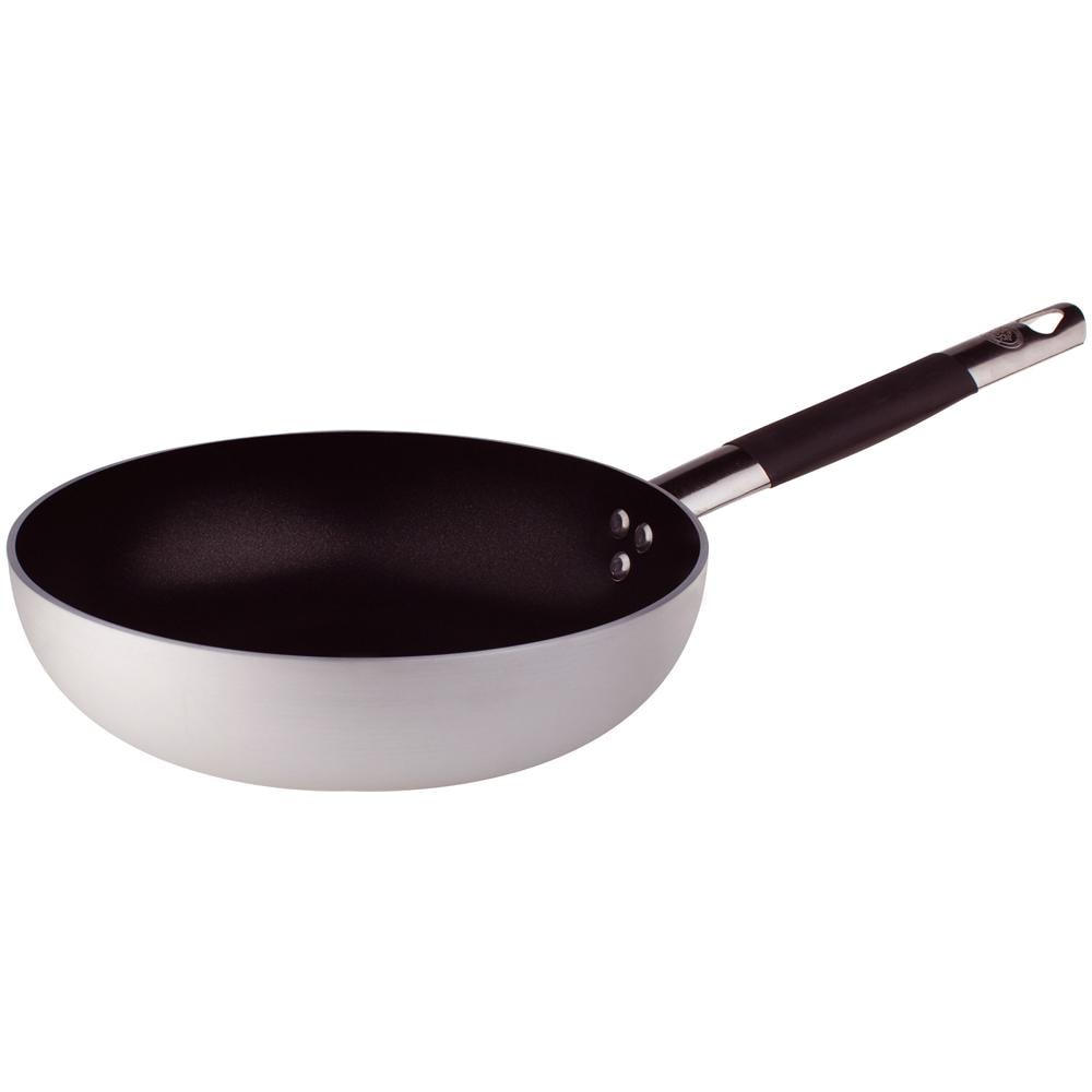Padella Antiaderente Svasata Alta Spessore 3 Millimetri Per Saltare Con Manico Inox Cool - Diametro Cm 32 - Altezza Cm 7,5-capacità Lt 5,5 - Foto 1
