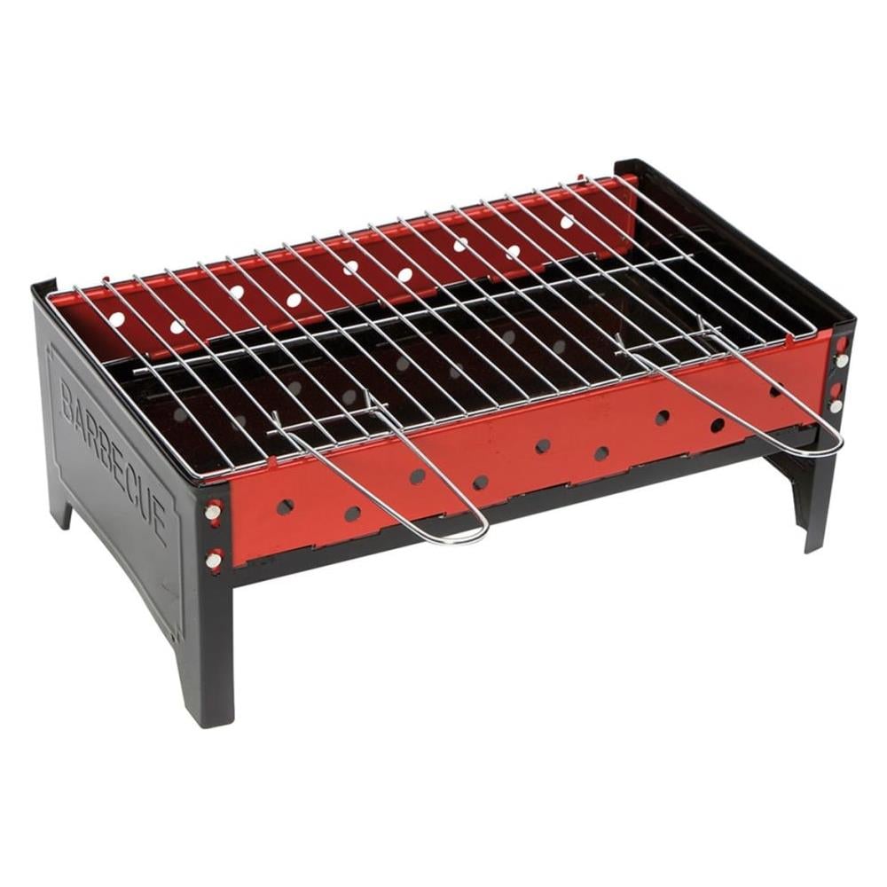 Barbecue Portatile A Carbonella 44x25x16 Cm Acciaio Inox 8108357 - Foto 1