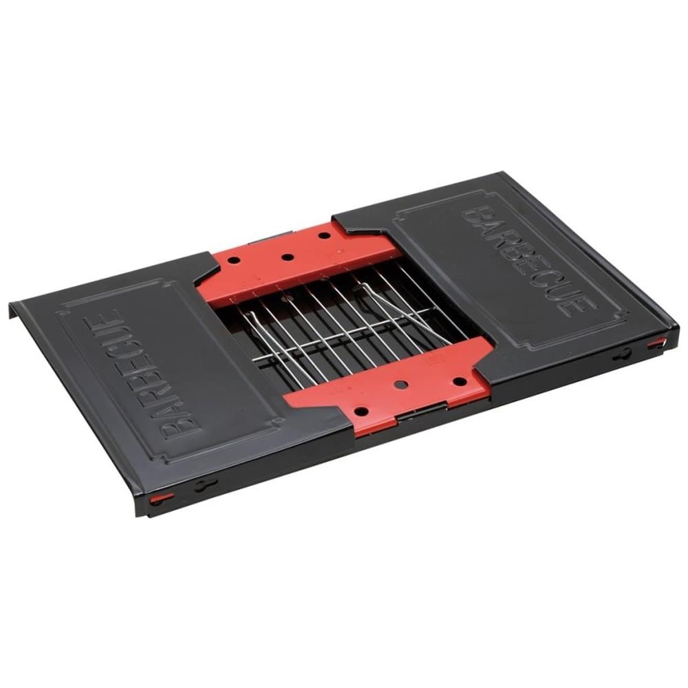 Barbecue Portatile A Carbonella 44x25x16 Cm Acciaio Inox 8108357 - Foto 2