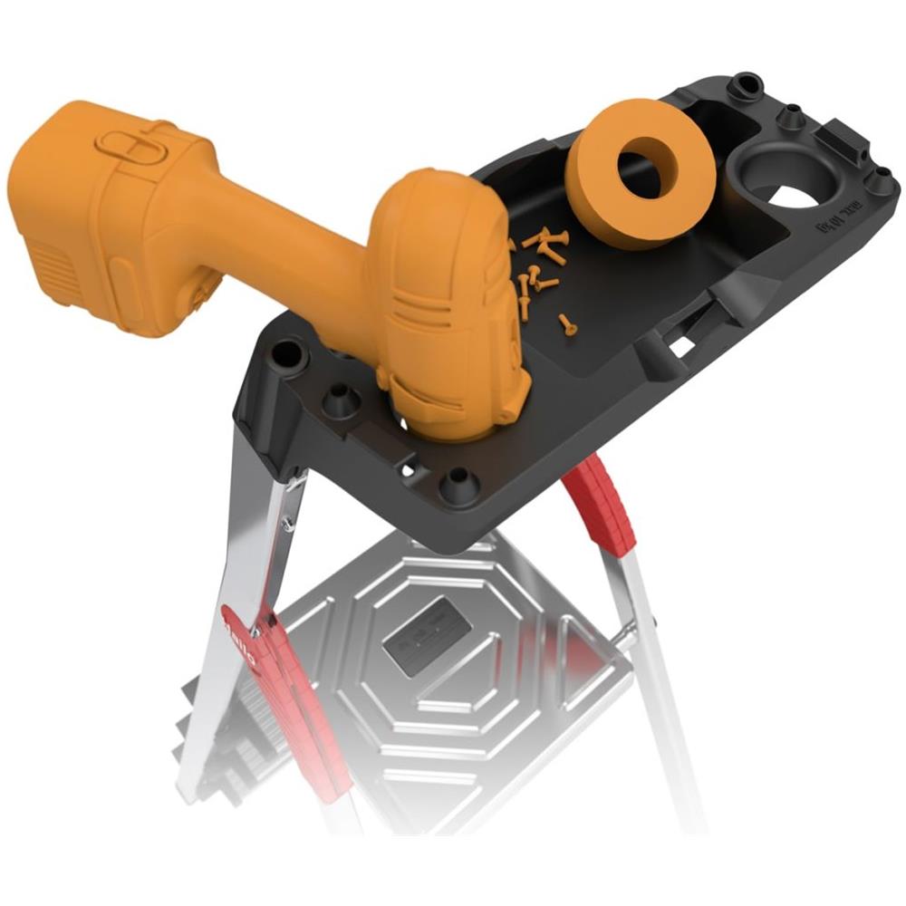 Scaletta L60 A 3 Gradini 125 Cm Alluminio 8160-307 - Foto 2