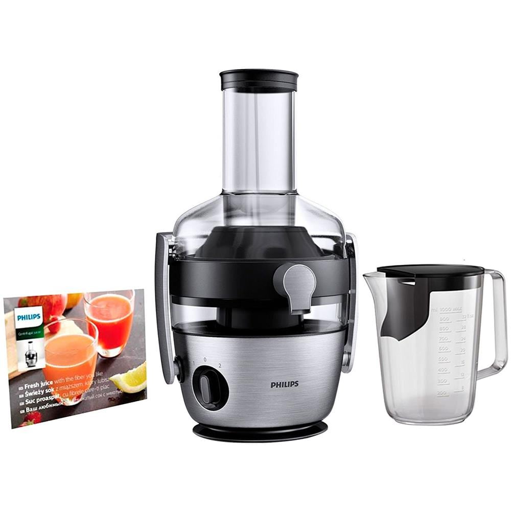 Philips Hr1921/20 Centrifuga Per Succhi Di Frutta E Verdura, Tecnologia Fiberboost, Quickclean Plus Per Pulizia Facile, 1100 Watt, Collezione Avance - Foto 1