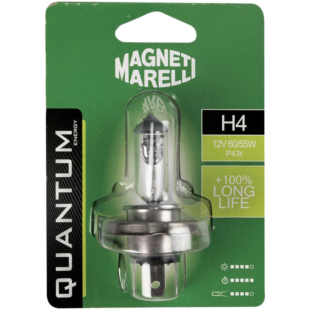 H4 Lampadina Singola Auto Long Life 12v 60/55w Attacco P43t - Foto 2