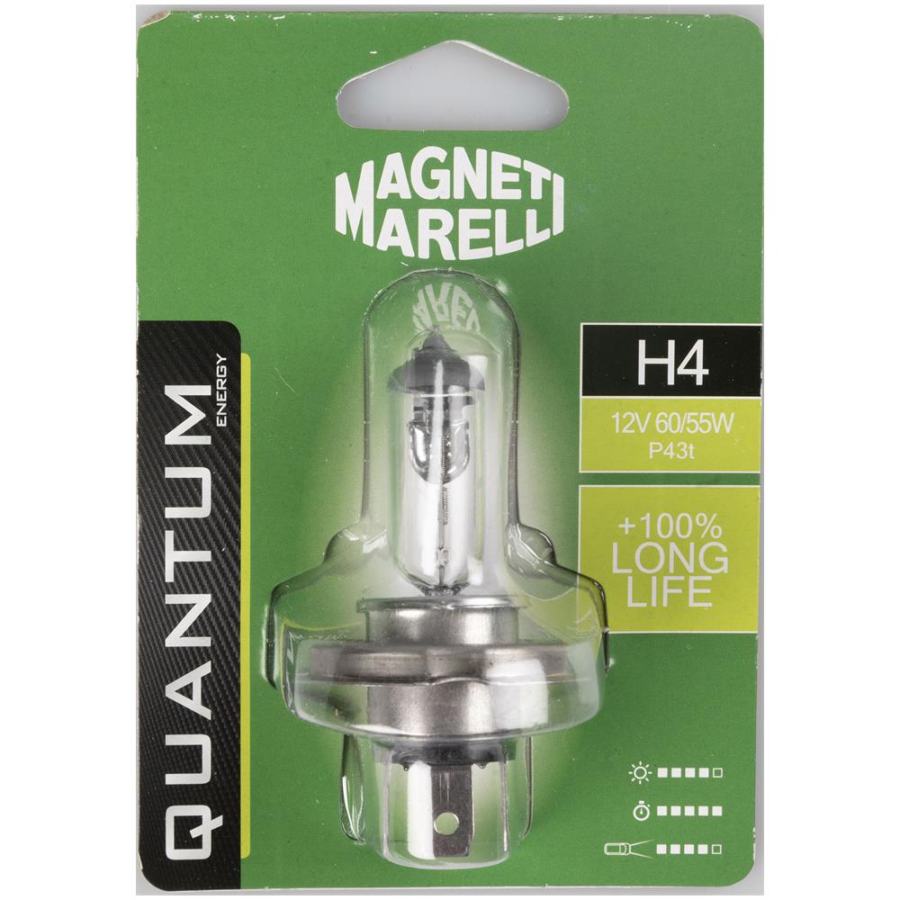 H4 Lampadina Singola Auto Long Life 12v 60/55w Attacco P43t - Foto 1