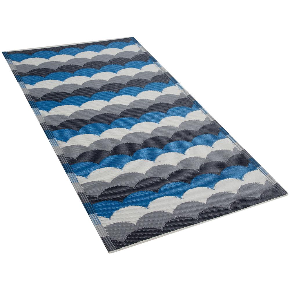 Tappeto Da Esterno Grigio-blu 90 X 180 Cm Bellary - Foto 1