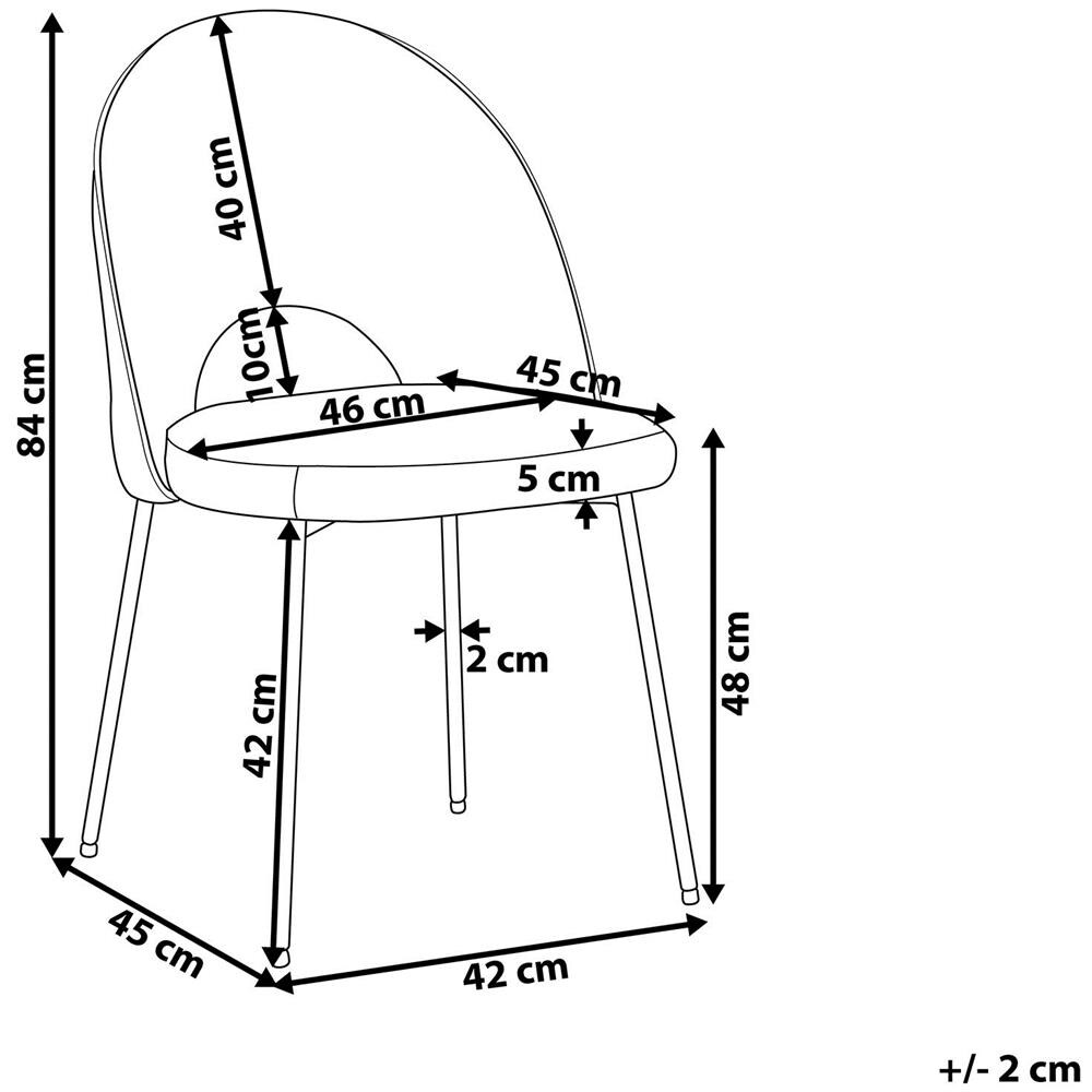 Set 2 Sedie Da Pranzo Velluto Disegno Floreale Verde Covelo - Foto 2