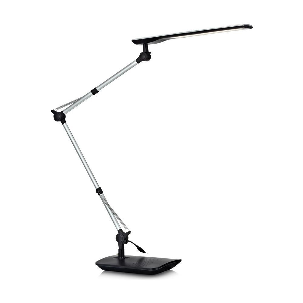 Mark Slöjd 105683 scrivania Lampada In Metallo, Integrated, Argento - Foto 2