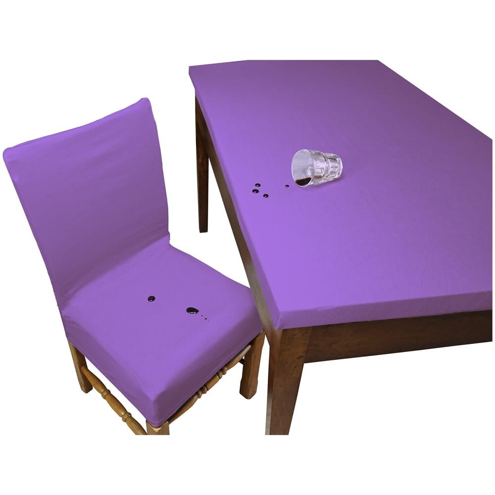 Set 2 Vestisedia Quadrato Antimacchia Made In Italy Lilla - Foto 1