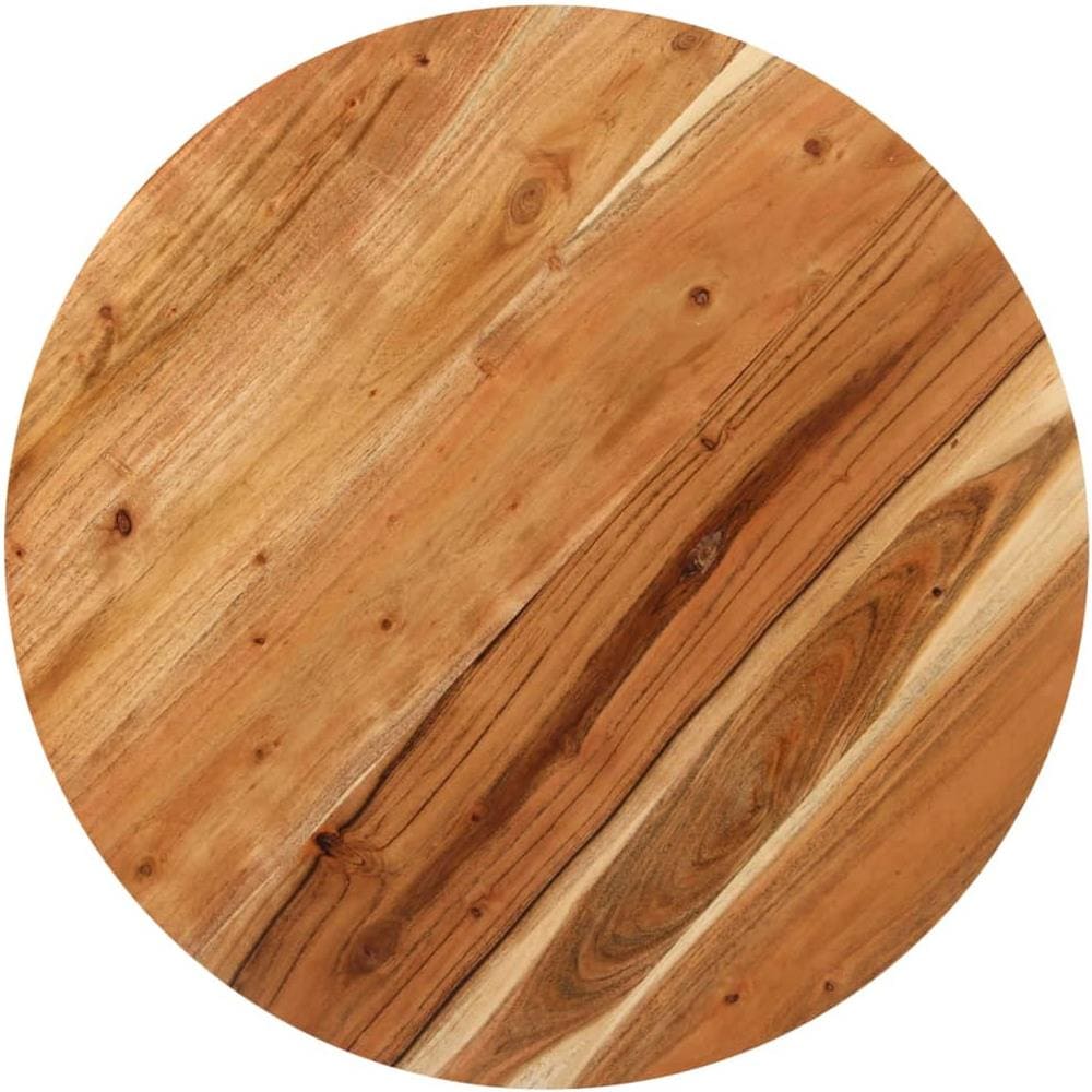Tavolo da Bistrot Rotondo Ø70x75 cm Legno Massello di Acacia - Foto 3
