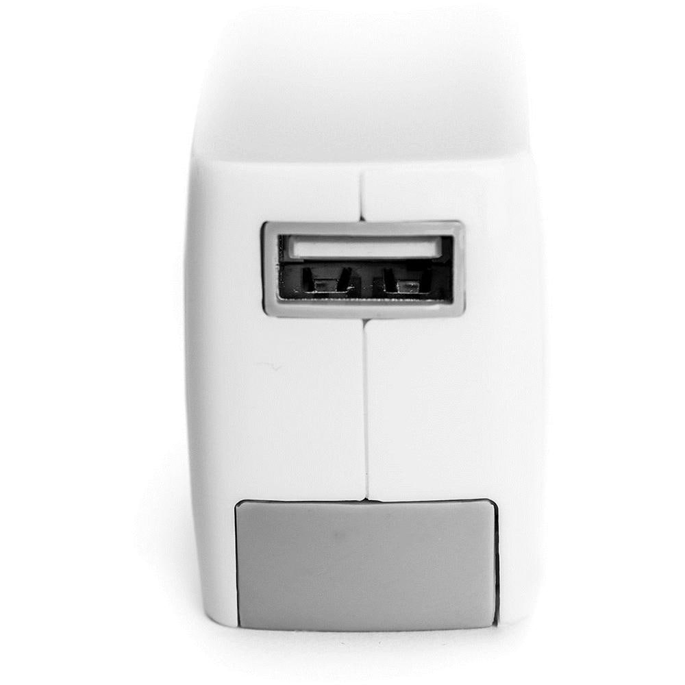 Caricabatterie e alimentatore da parete USB 2 in 1 Colore Bianco - Foto 7