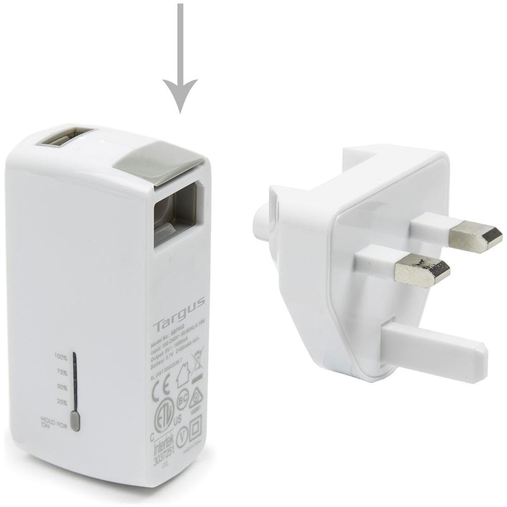 Caricabatterie e alimentatore da parete USB 2 in 1 Colore Bianco - Foto 2
