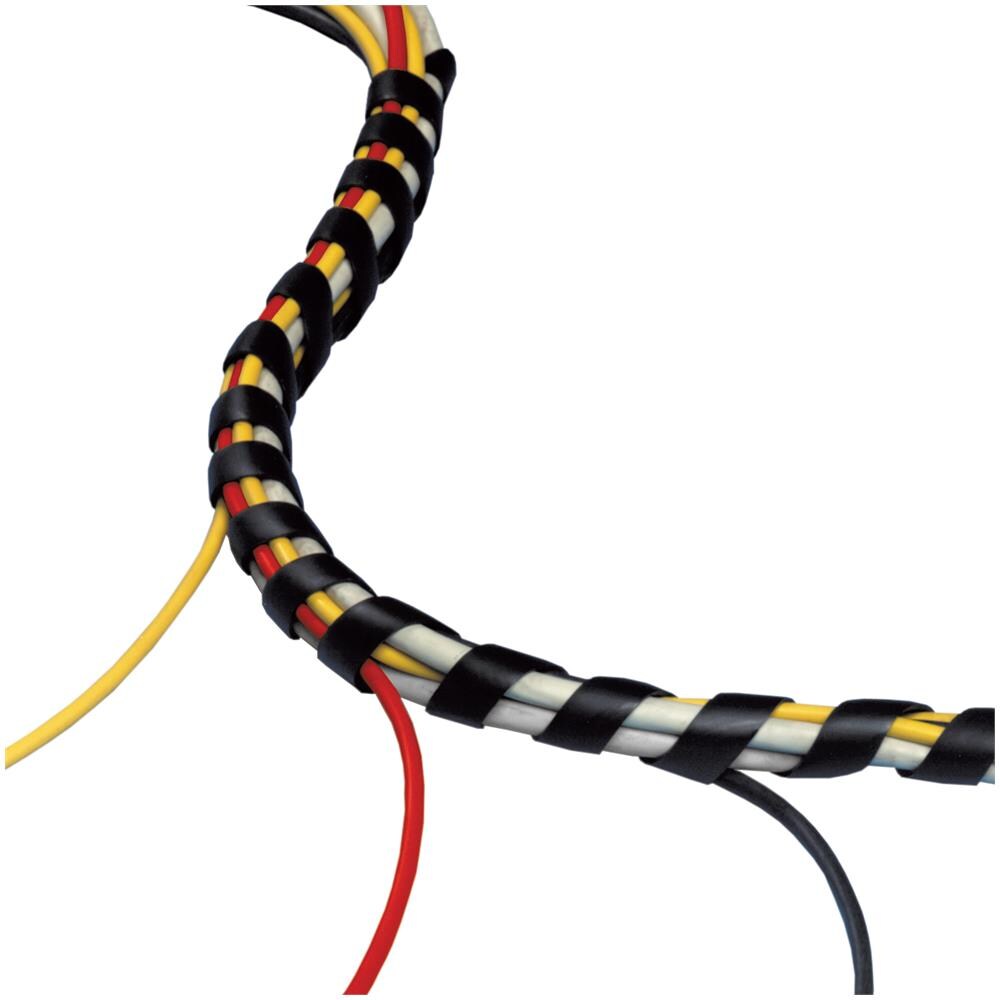 Addit Raccoglicavo a Spirale 252 da 25 mt Colore Nero - Foto 1