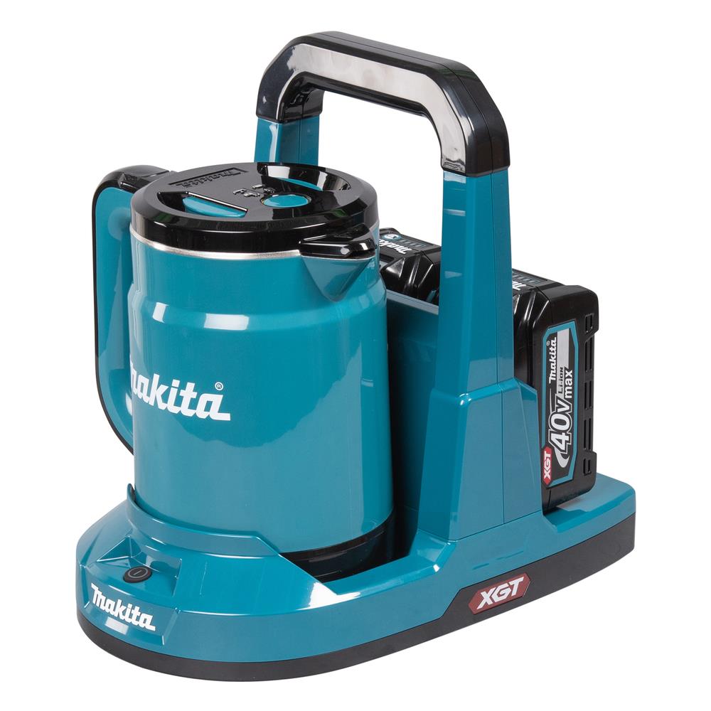 Makita KT001GZ bollitore elettrico 0,8 L Nero, Blu - Foto 1