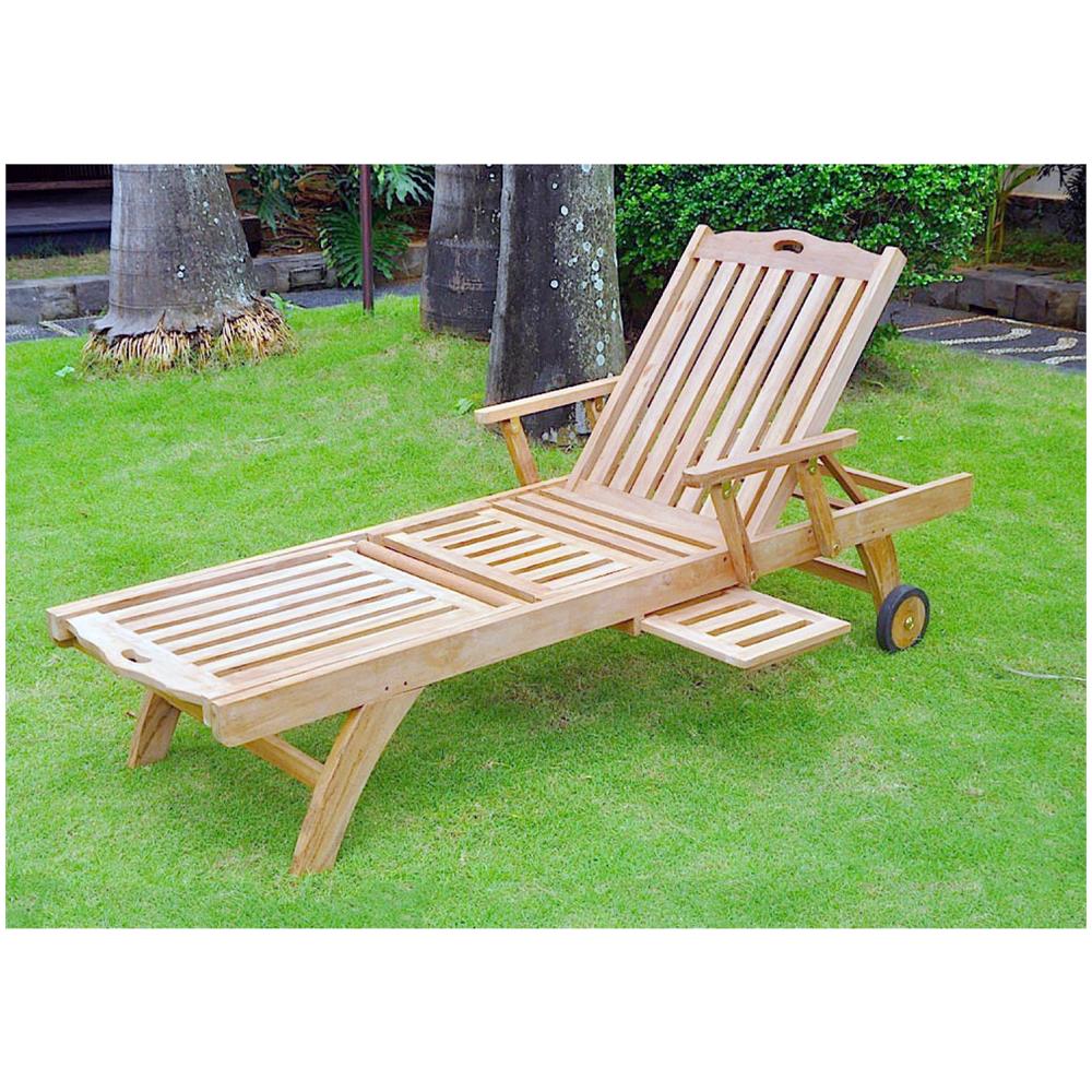 Sdraio In Teak Massello Egadi - Foto 4