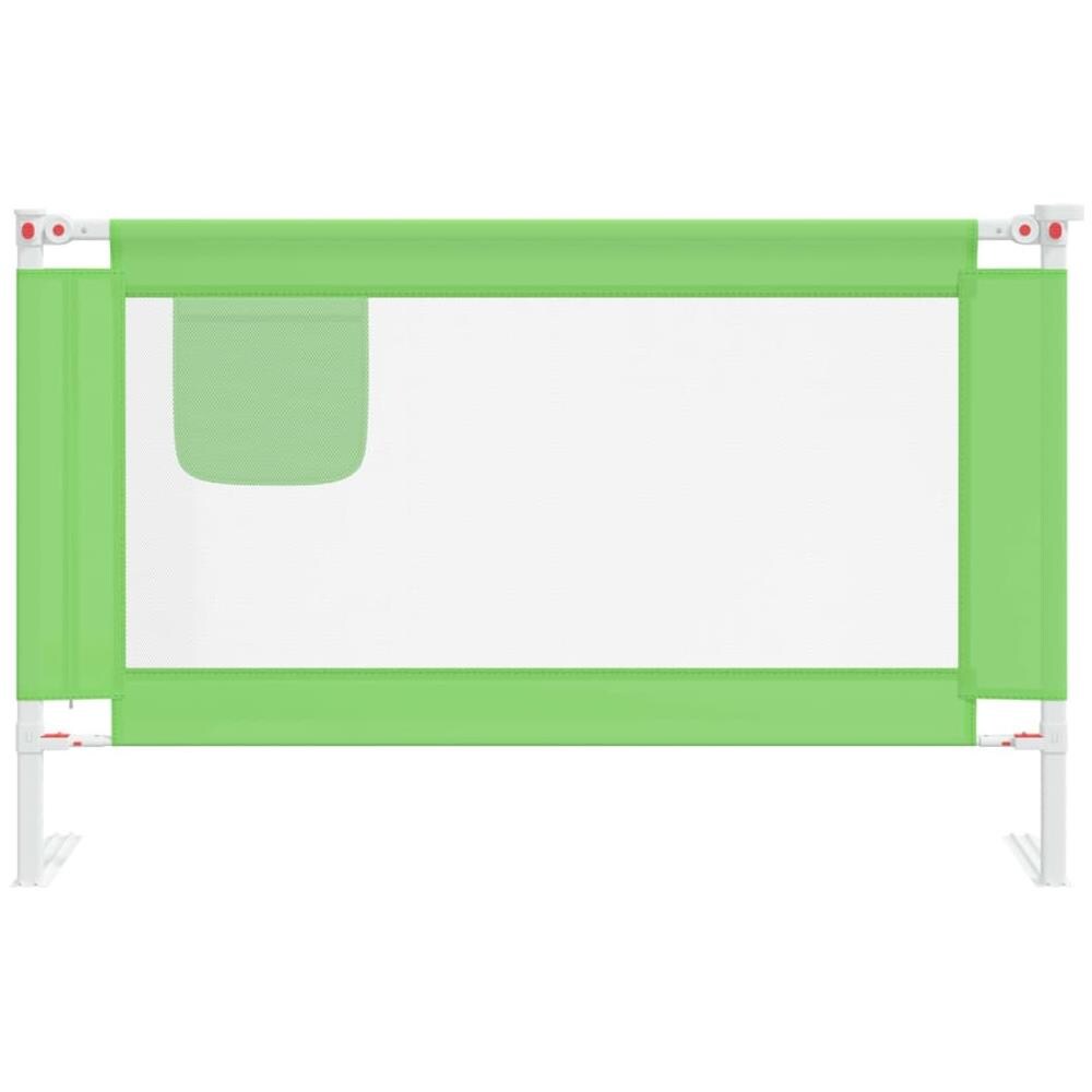 Sponda Letto di Sicurezza per Bambini Verde 120x25cm in Tessuto - Foto 3