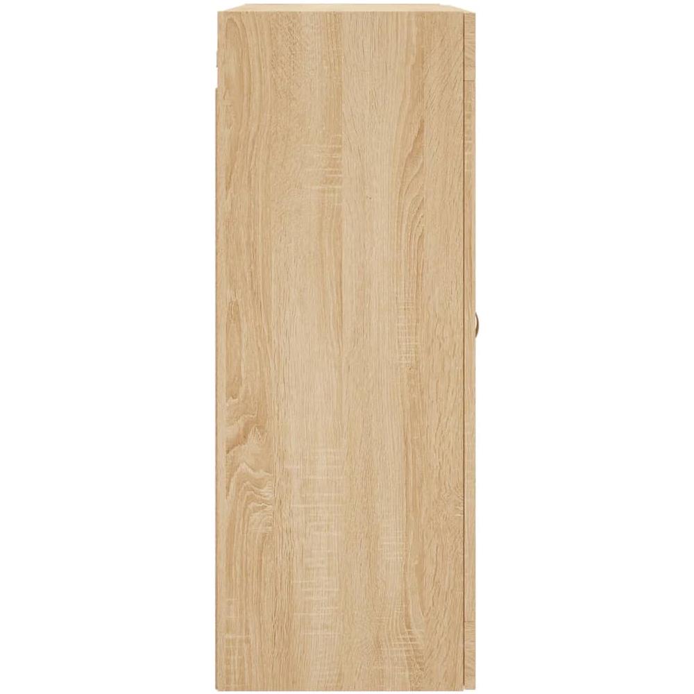 Armadietti A Parete 2 Pz Rovere Sonoma In Legno Multistrato - Foto 2