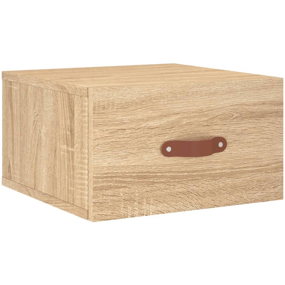 Comodino A Muro Rovere Sonoma 35x35x20 Cm - Foto 2