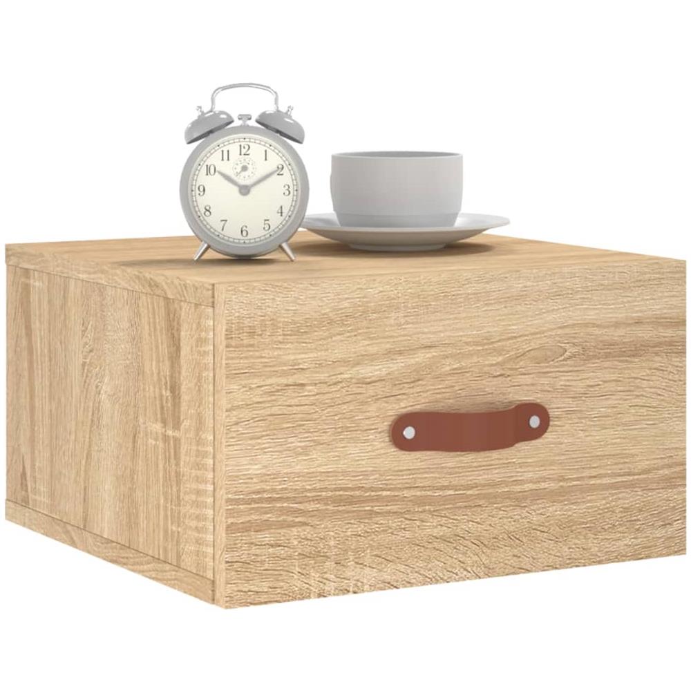 Comodino A Muro Rovere Sonoma 35x35x20 Cm - Foto 3