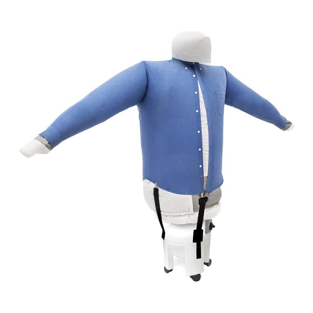 EOLO Stira Camicie SA02 INOX V6 Asciuga Automatico Camicie Camicette Stiratrice Asciugatrice Omino Gonfiabile Ferro Stiro Verticale Robot 4 Ruote 2 Programmi Made in Italy Garanzia 5 Anni A++ - Foto 1