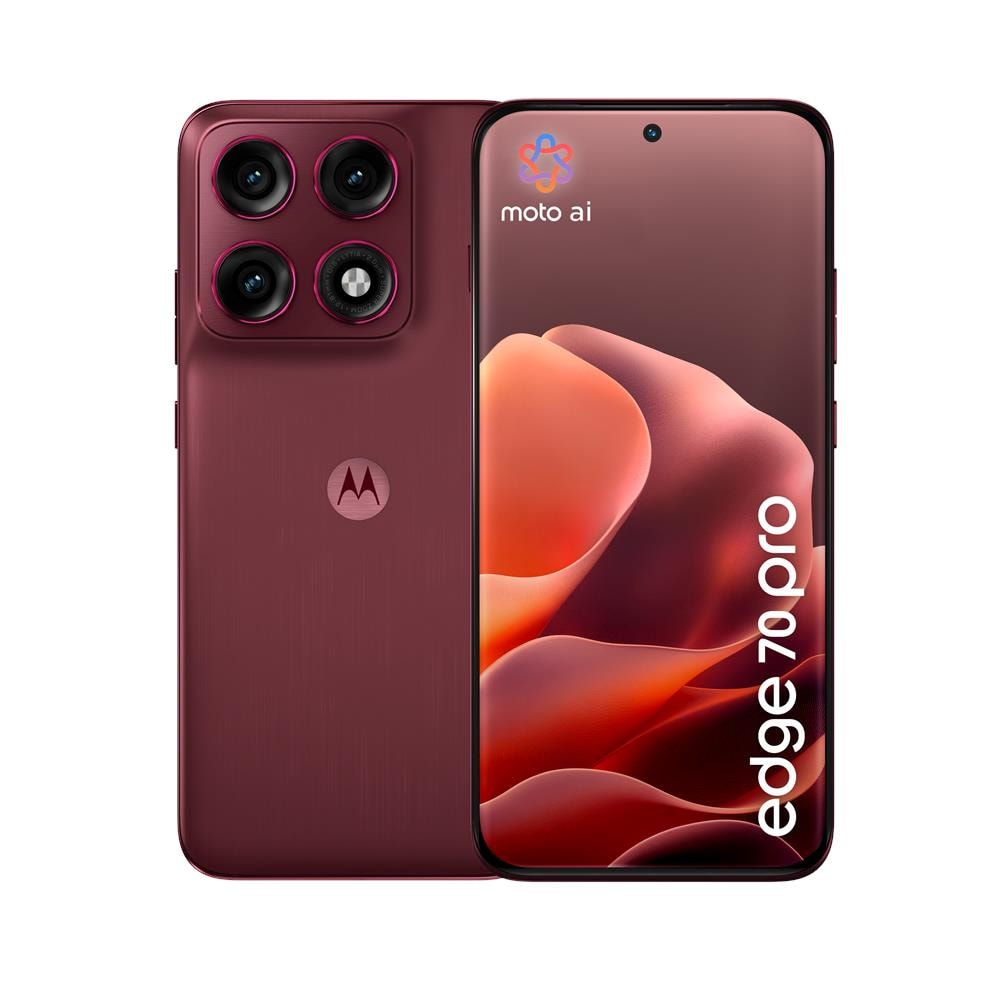 Edge 70 Pro 5G 256GB 8GB Ram Display 6.78" AMOLED SuperHD Main Camera 50+50+50MP Selfie 50MP DualSim: nanoSim+eSim Android 16 Dimensity 8500 Extreme 6500mAh PANTONE Zinfandel - Foto 1