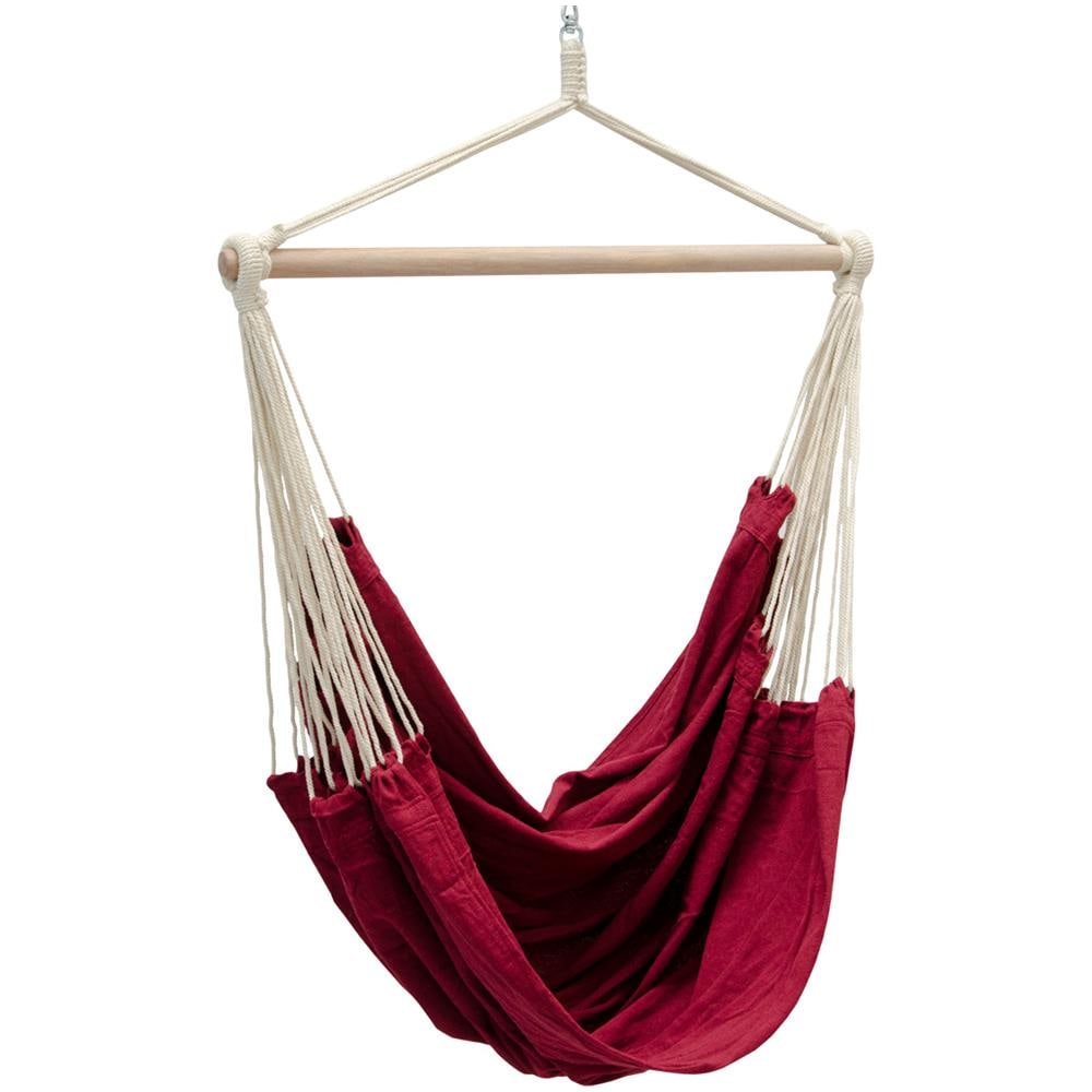 Amaca Per Sedersi 2 Persone 150kg Sedile Sospeso A 2 Posti Poltrona Di Cotone 185x130cm Incl - Foto 2