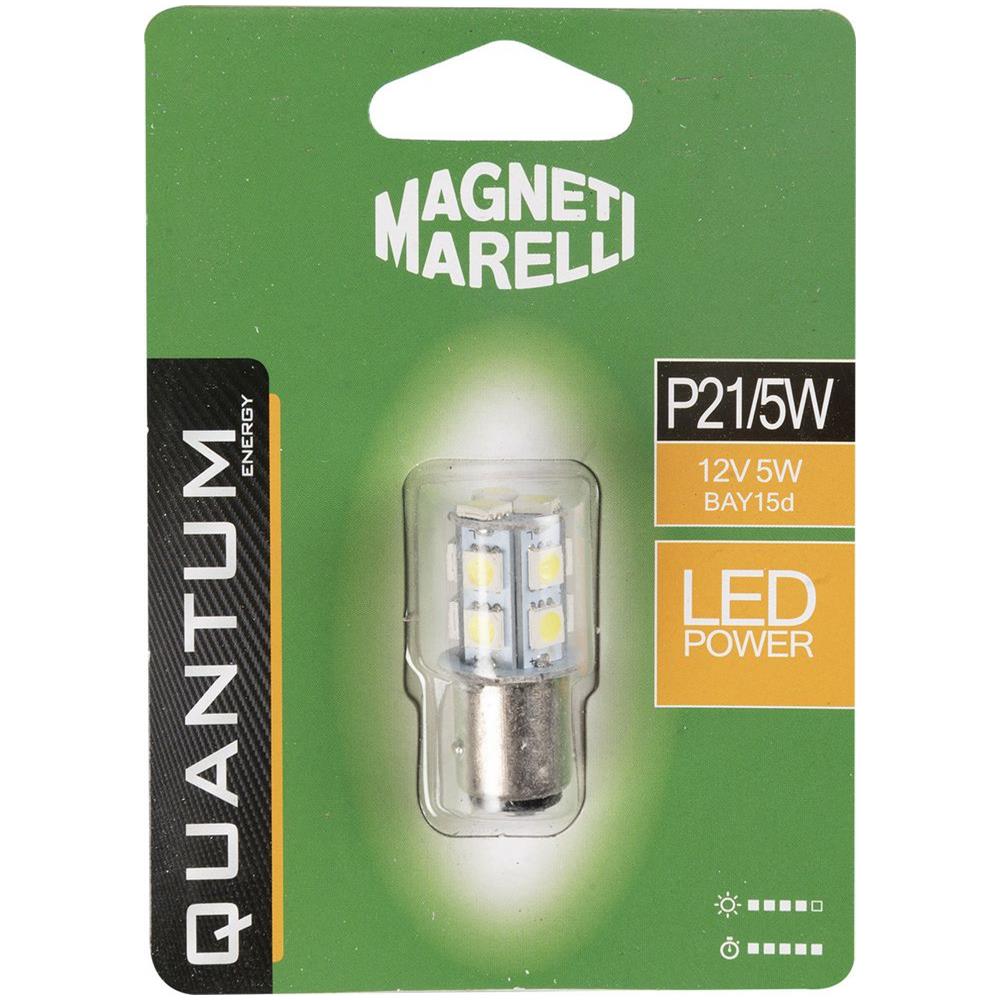 P21/5w Lampadina Singola Auto Led Smd 12v / 5w Attacco Bay15d - Foto 2