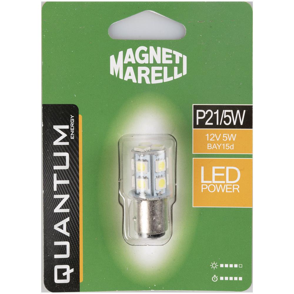 P21/5w Lampadina Singola Auto Led Smd 12v / 5w Attacco Bay15d - Foto 1
