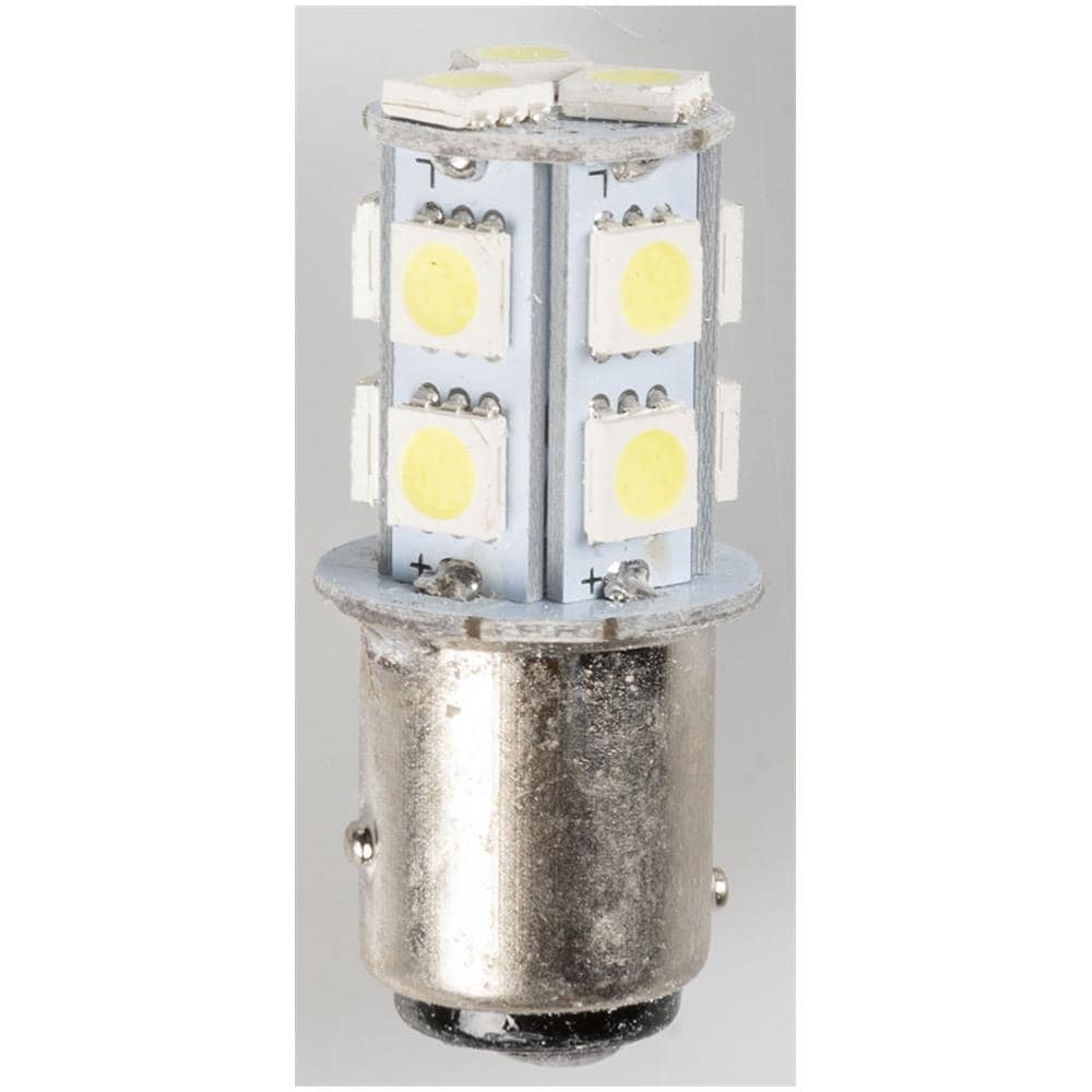 P21/5w Lampadina Singola Auto Led Smd 12v / 5w Attacco Bay15d - Foto 4