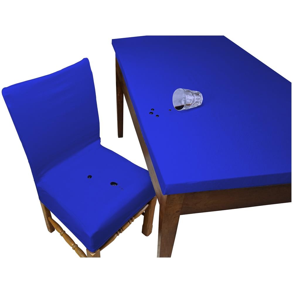 Set 2 Vestisedia Quadrato Antimacchia Made In Italy Azzurro - Foto 1