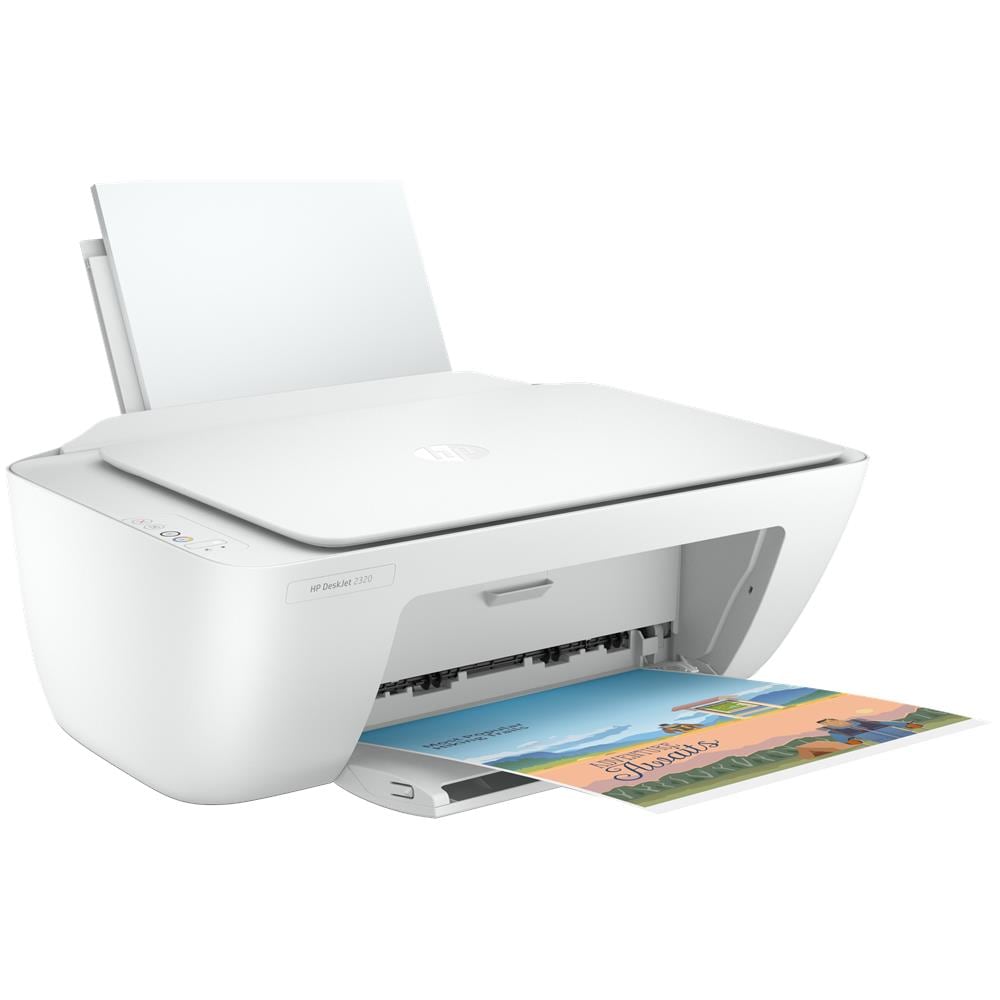 Stampante Multifunzione DeskJet 2320 Inkjet a Colori Stampa Copia Scansione A4 7,5 ppm (B/N) 5,5 ppm (a Colori) USB 2.0 - Foto 2