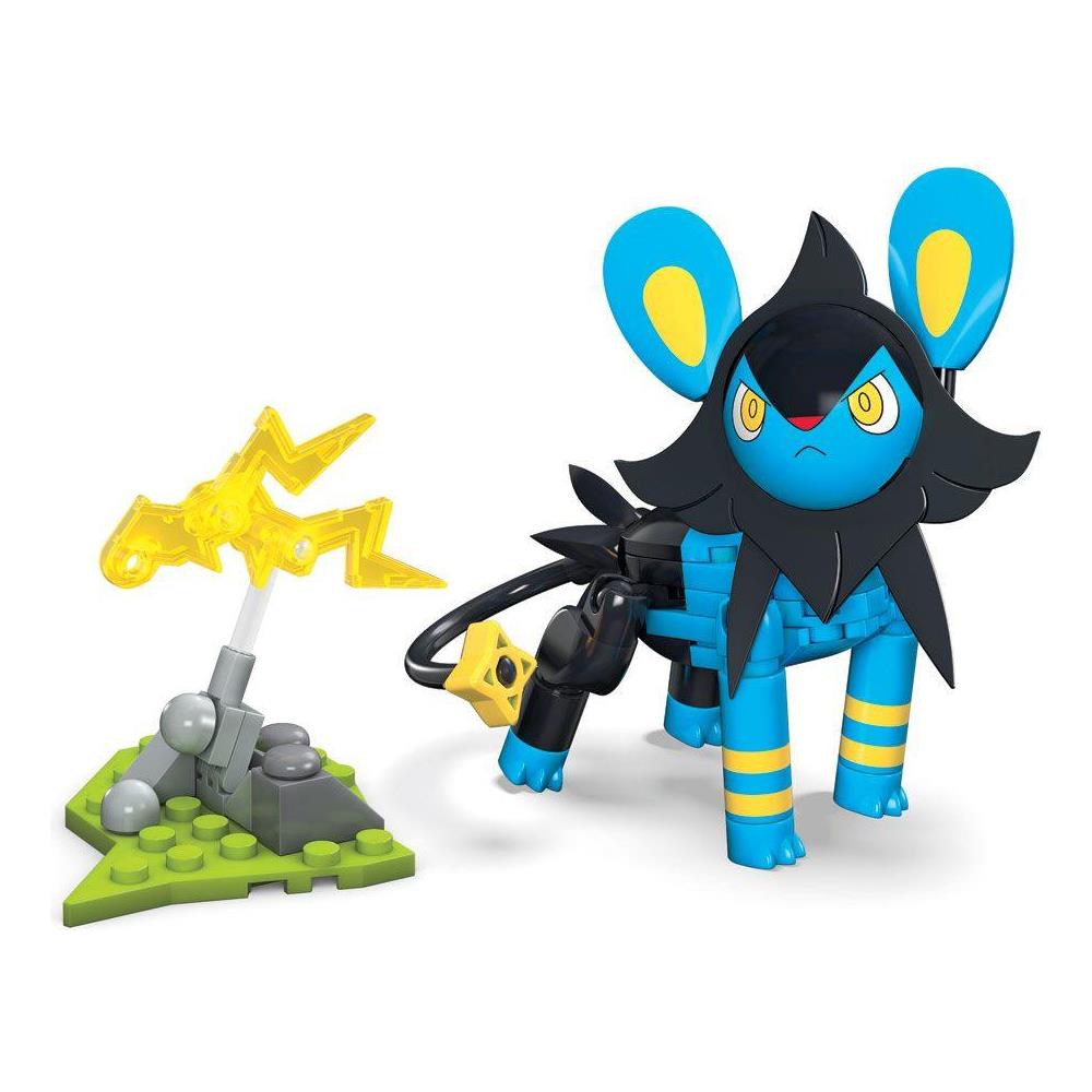 Pokémon Mega Construx Wonder Builders Construction Set Luxio 10 Cm - Foto 1