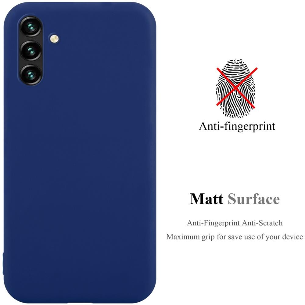 Custodia Compatibile Con Samsung Galaxy A13 5g In Candy Blu Scuro - Coperchio Protettivo In Silicone Tpu Flessibile - Foto 2