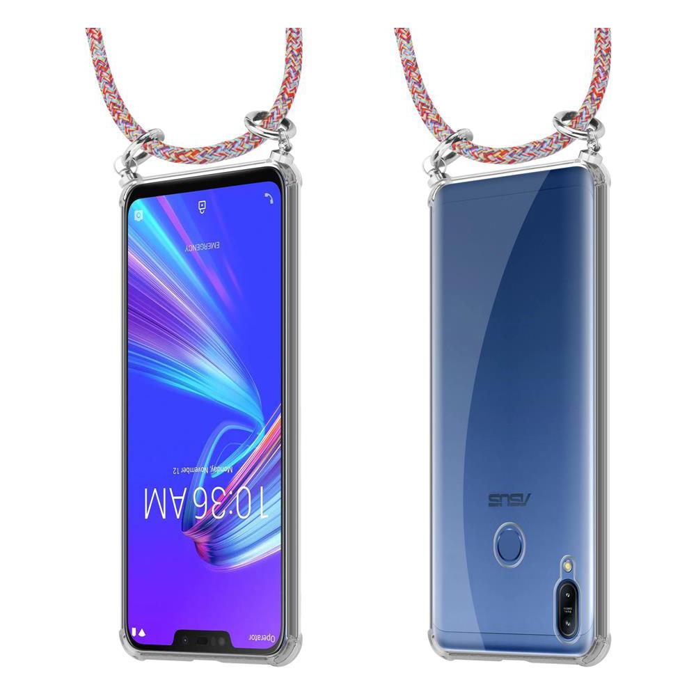 Catena Di Telefoni Cellulari Compatibile Con Asus Zenfone Max M2 In Colorful Parrot - Coperchio Protettivo In Silicone Con Anelli D'argento, Cinturino In Corda E Custodia Staccabile - Foto 8